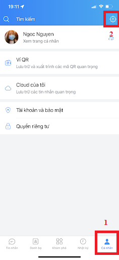 Cách đăng xuất Zalo trên điện thoại Android-IOS 1