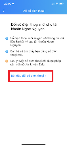 Cách đổi số điện thoại Zalo không mất đi tin nhắn 3