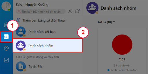 Cách mời thành viên ra khỏi nhóm chat Zalo trên máy tính 1