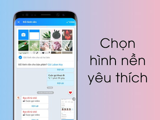 Cách thay đổi hình nền chat Zalo trên điện thoại 3