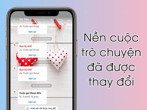 Cách thay đổi hình nền chat Zalo trên điện thoại IOS 5