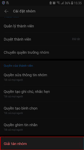 Cách xóa nhóm chat Zalo trên điện thoại 5