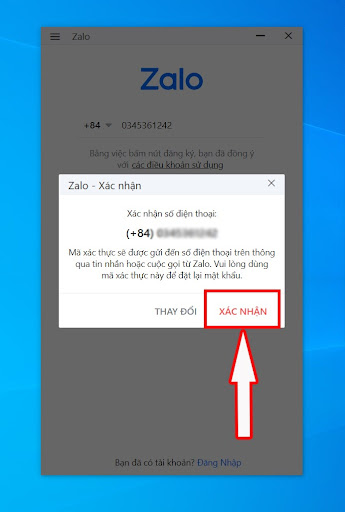 Cách cài đặt - đăng ký tài khoản trên Zalo PC 3
