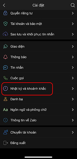 Cách chặn - xóa chặn người dùng xem nhật ký Zalo trên điện thoại nhanh chóng 3