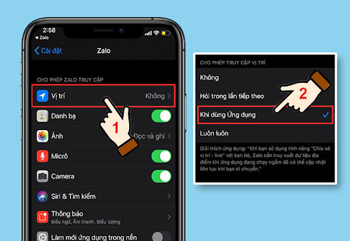 Cách chia sẻ vị trí trên Zalo dễ dàng nhất 3
