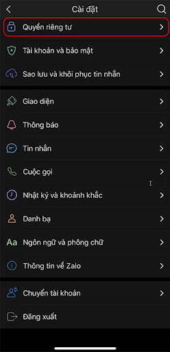 Cách hiện - ẩn ngày tháng năm sinh trên Zalo đơn giản 3