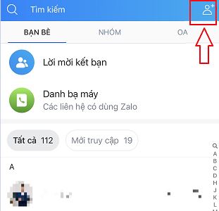 Kết bạn Zalo trên điện thoại bằng cách nhập số điện thoại