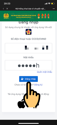 Cách khai báo y tế trên Ví QR Zalo khi di chuyển nội địa nhanh chóng 6