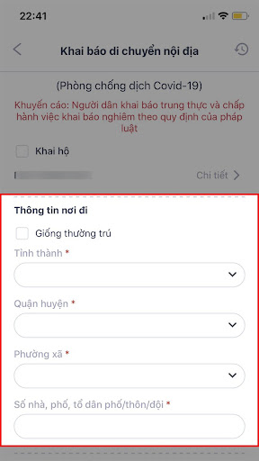 Cách khai báo y tế trên Ví QR Zalo khi di chuyển nội địa nhanh chóng 8