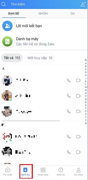 Cách xem số điện thoại trên Zalo của bạn bè 1