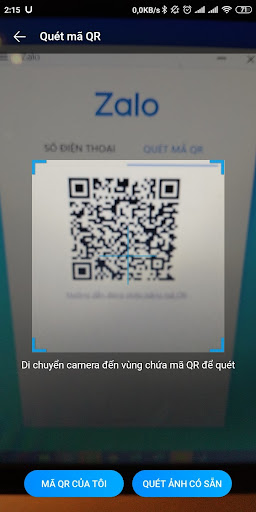 Đăng nhập Zalo trên máy tính bằng mã QR 3