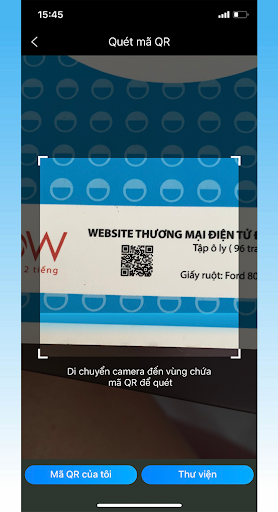 Hướng dẫn quét mã QR code Zalo trên điện thoại 2