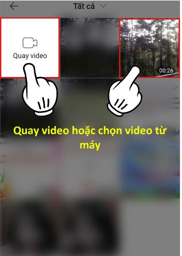 Cách đăng video Zalo trên điện thoại đoen giản 3