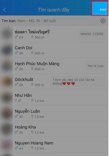 Cách tắt tính năng tìm kiếm quanh đây trên Zalo 3