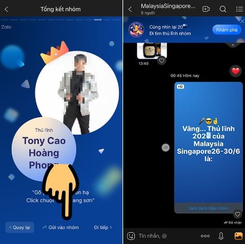 Cách xem tổng kết nhóm Zalo cuối năm 2022 4