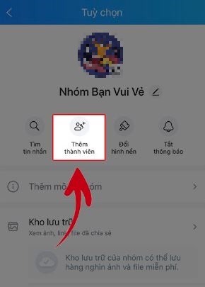Cách chặn thành viên mới đọc được tin nhắn cũ trên nhóm Zalo chat 6