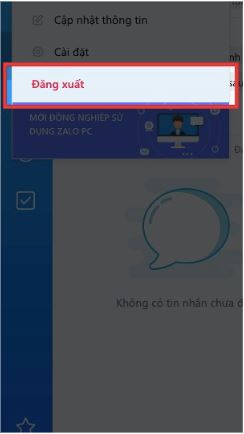 Cách đăng xuất Zalo web trên máy tính nhanh chóng 5