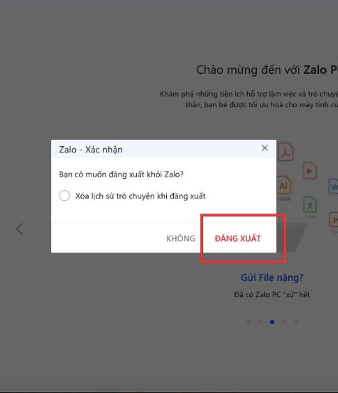 Cách đăng xuất Zalo web trên máy tính nhanh chóng 6