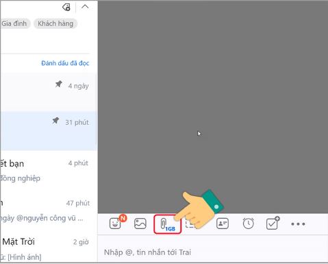 Cách gửi file qua Zalo trên máy tính 3