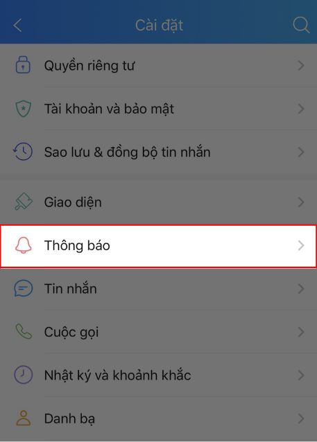 Hướng dẫn tắt thông báo tin nhắn Zalo trên điện thoại và máy tính 5