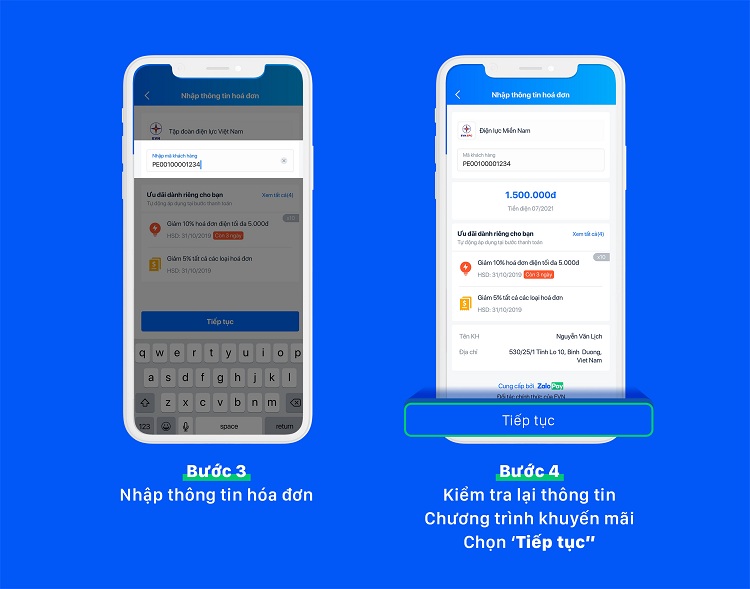 Hướng dẫn đăng ký thông báo tiền điện qua Zalo cực đơn giản