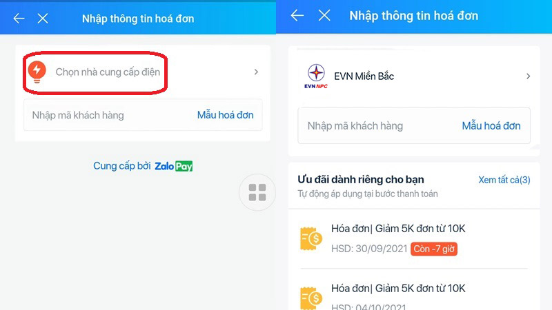 Hướng dẫn các cách thanh toán tiền điện nước trên Zalo Pay
