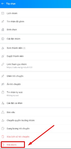 Cách chặn không cho người khác thêm mình vào nhóm Zalo 3