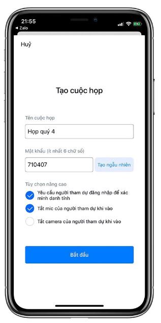 Hỗ trợ họp online lên đến 100 người trong 24h trên Zavi