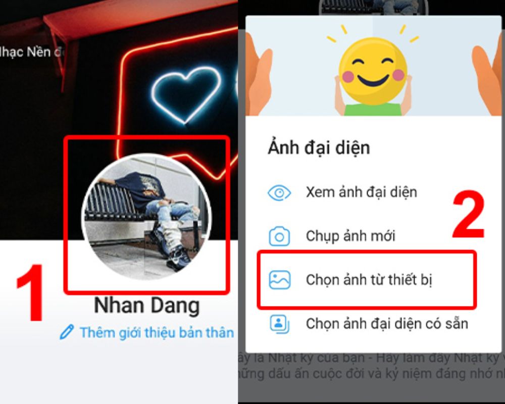 Cách thay đổi hình đại diện trên Zalo