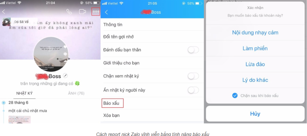 báo xấu trên zalo là gì 2