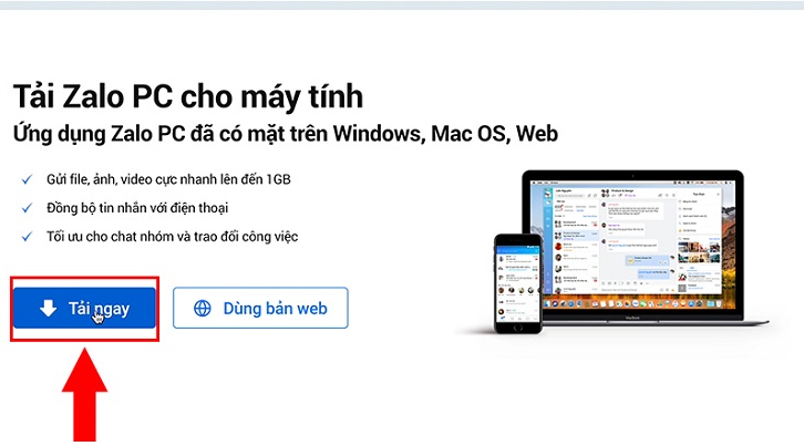 Hướng dẫn cách tải Zalo trên Macbook cực dễ 1