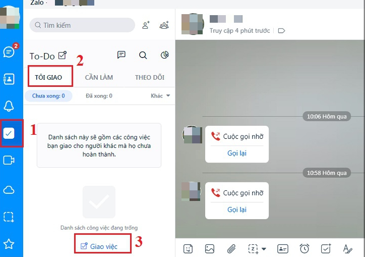 Lên kế hoạch, giao việc với Zalo PC 