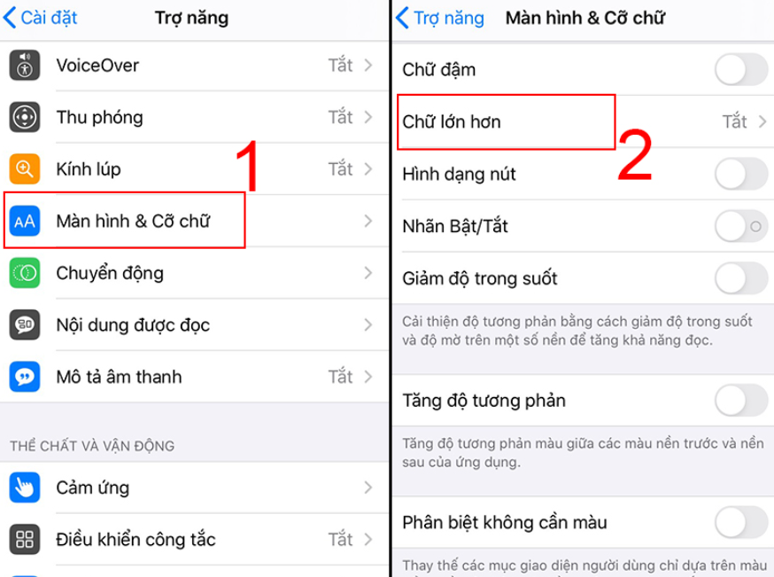 Hướng dẫn các cách chỉnh cỡ chữ trên điện thoại iPhone 4