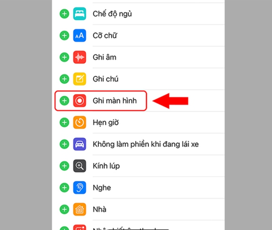 Ghi màn hình để quay phim, chụp ảnh trên màn hình iPhone  2