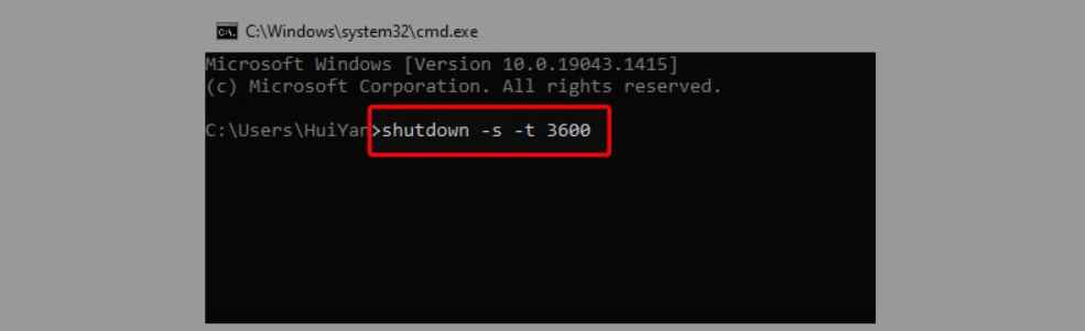 Cách hẹn giờ tắt máy tính với Command Prompt 