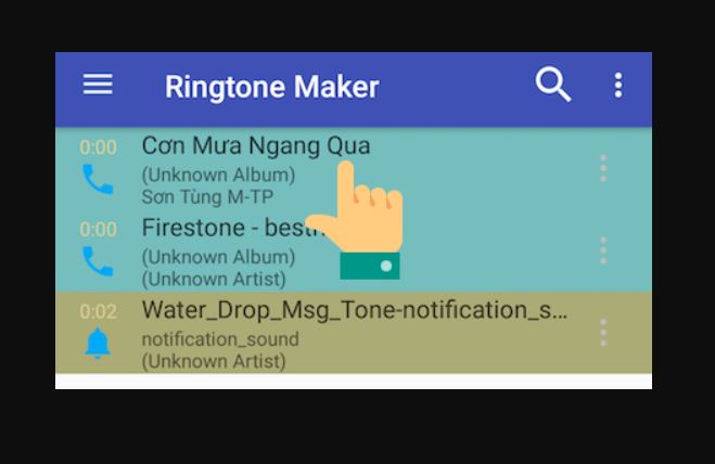 Cách cắt nhạc chuông theo sở thích cho điện thoại Android 3