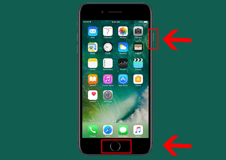 Cách chụp màn hình điện thoại iPhone bằng phím vật lý
