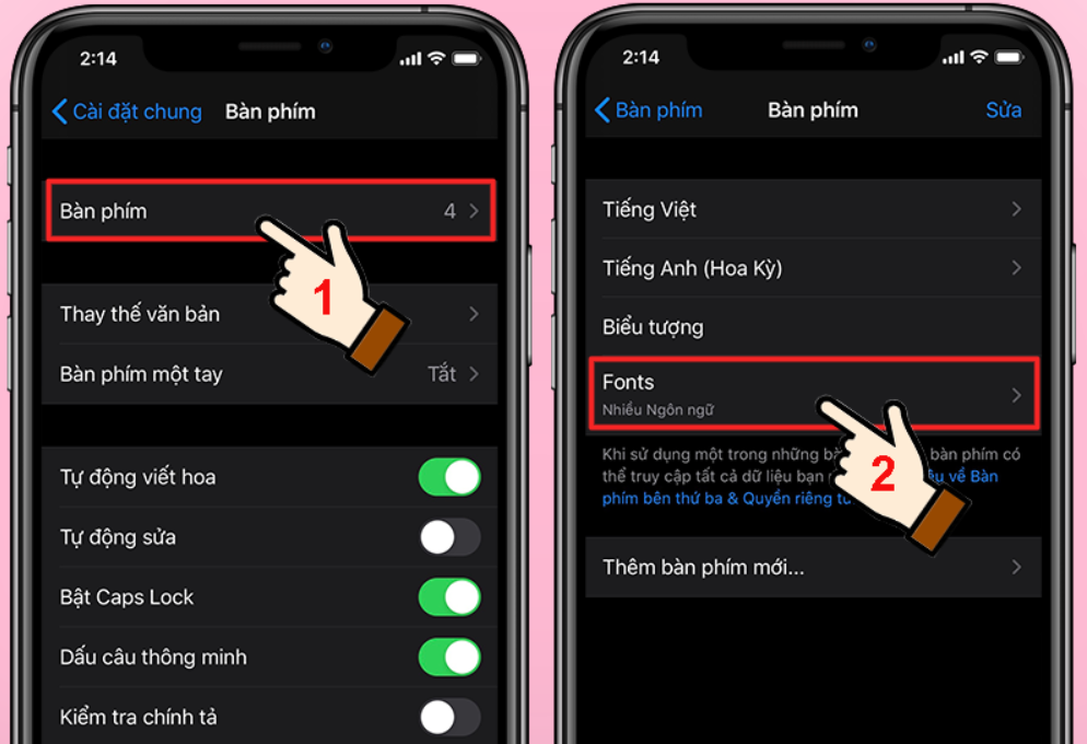 Cách đổi phông chữ trên điện thoại iPhone như thế nào 3