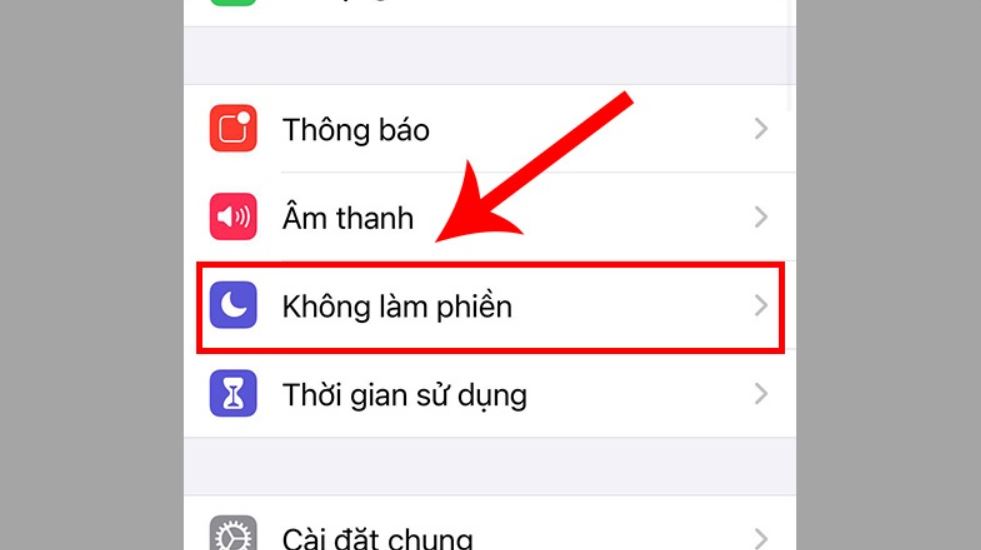 Chặn cuộc gọi trên điện thoại bằng tính năng không làm phiền