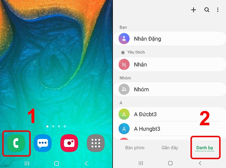 Cách thêm số điện thoại vào danh bạ trên Android, iPhone