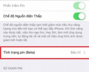 Cách khắc phục lỗi pin bảo trì trên iPhone