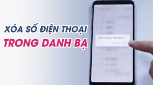 Cách xóa số điện thoại trong danh bạ