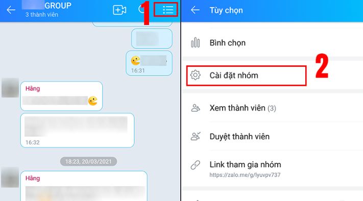 Chi tiết cách khóa chat nhóm Zalo trên máy tính và điện thoại