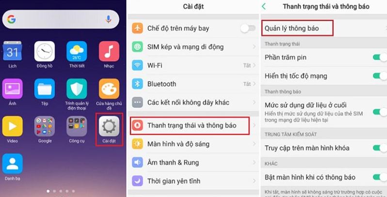 Cách tắt thông báo ứng dụng trên điện thoại iPhone, Android