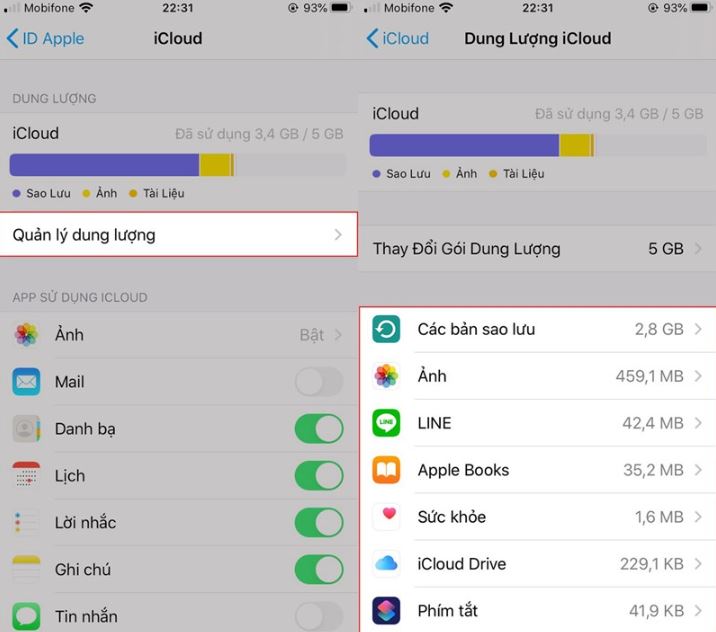 Cách giải phóng dung lượng điện thoại iPhone, Android 