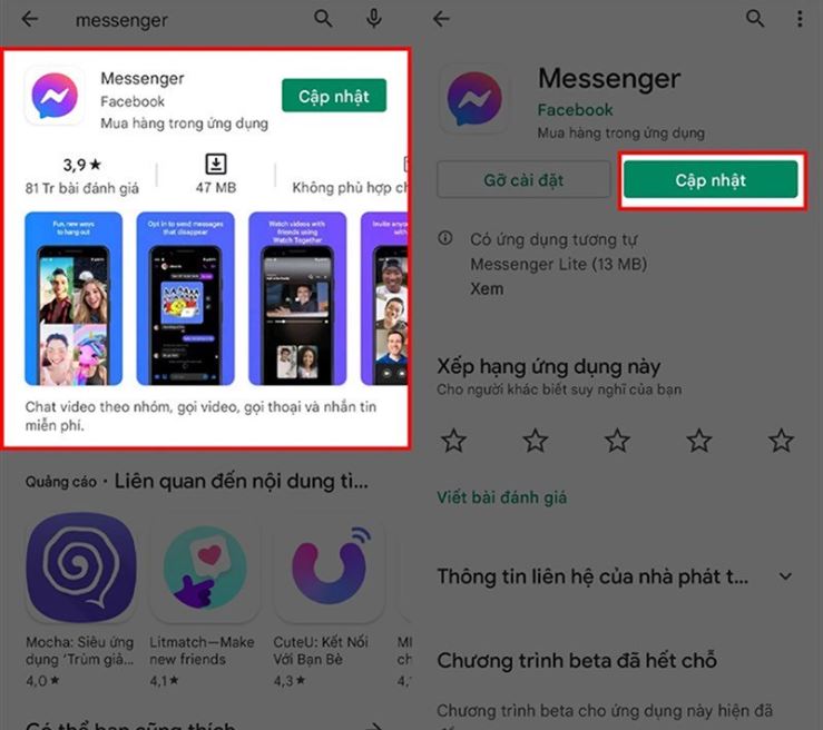 Cách tắt đã xem với một người trên Messenger như thế nào?