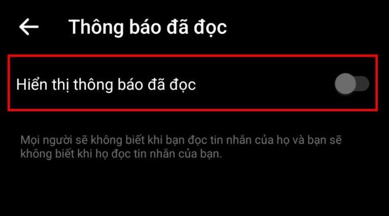 Cách tắt đã xem với một người trên Messenger như thế nào?