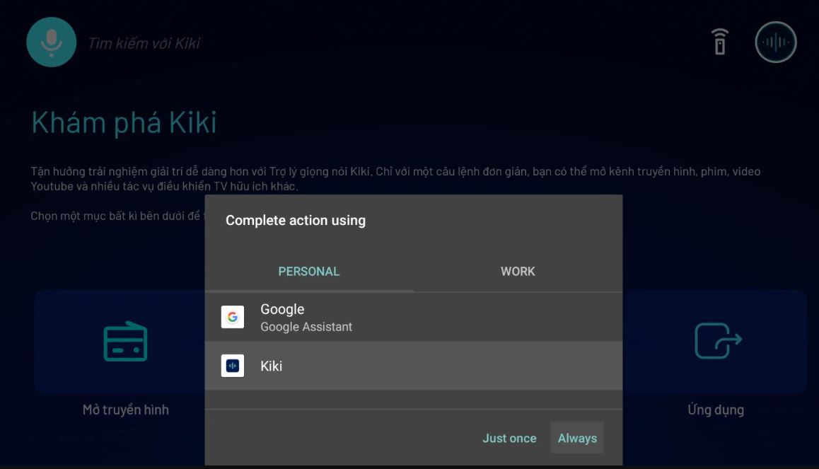 Hướng dẫn cài đặt Kiki TV điều khiển bằng giọng nói cực dễ