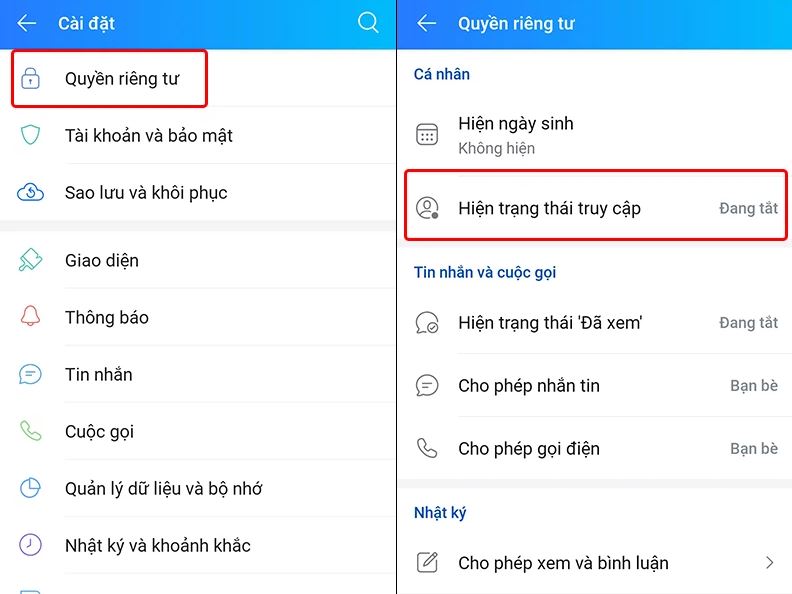 Cách tắt trạng thái online trên Zalo đơn giản, siêu dễ