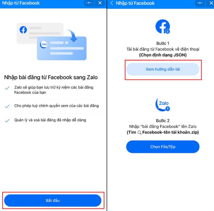 Cách lưu kỷ niệm từ Facebook vào Zalo là gì?